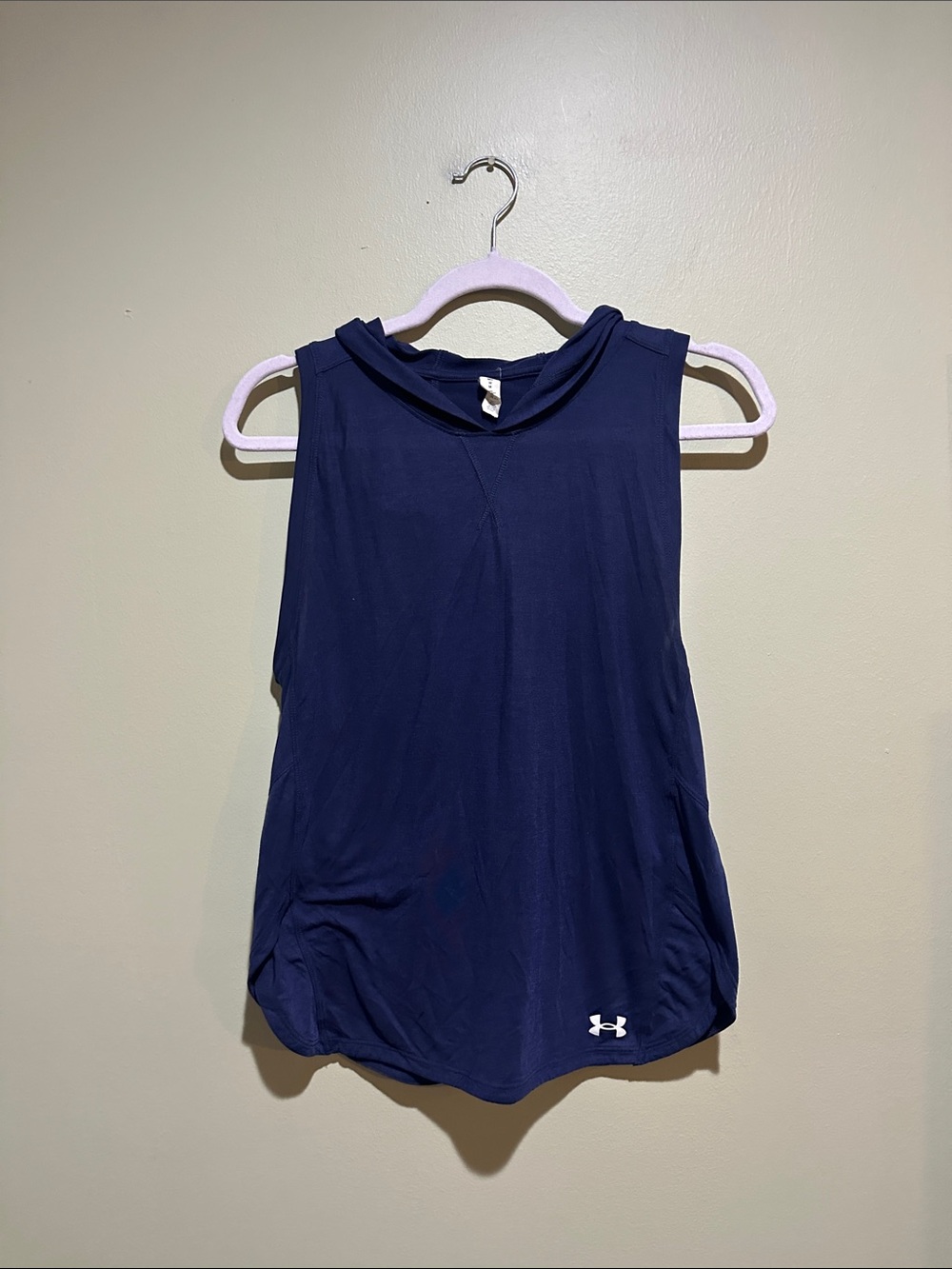 🔥Under Armour Women's Dark Navy Sleeveless Training Muscle Tee